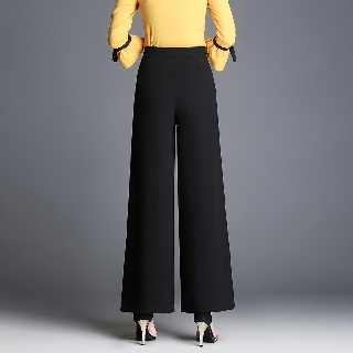 Quần Culottes dáng dài cạp khóa chìm