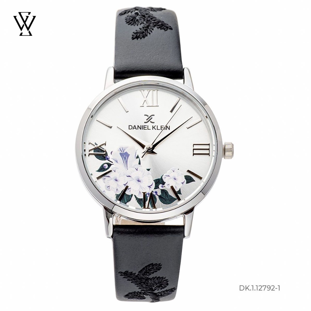 Đồng Hồ Quartz Nữ Daniel Klein Trendy WATCHSTORE DK.1.12792-1 Mặt Kính Khoáng 34mm, Dây Da, Vỏ Thép Không Gỉ
