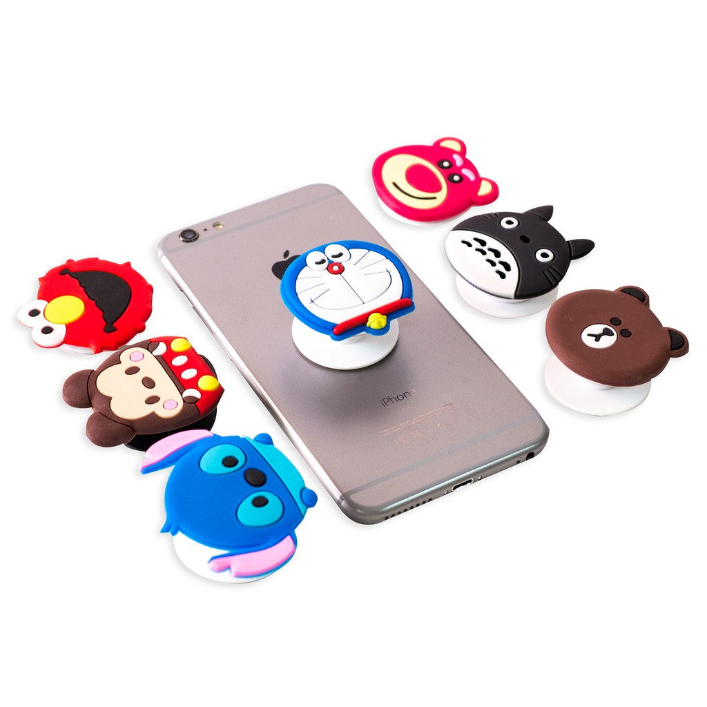 Popsocket hoạt hình giữ điện thoại dễ thương