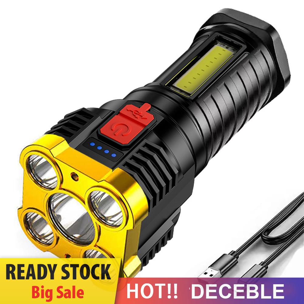 Đèn Pin Siêu Sáng 500LM COB Cắm Trại Tiện Dụng