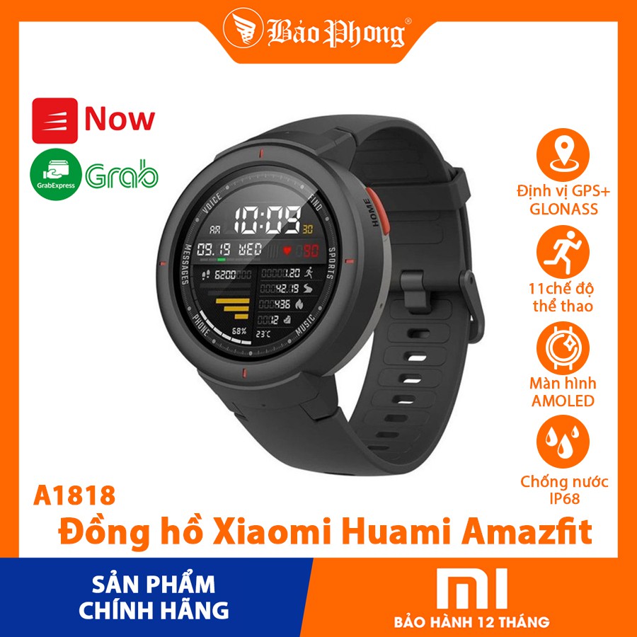 Đồng hồ thông minh Xiaomi Huami Amazfit Verge Smartwatch