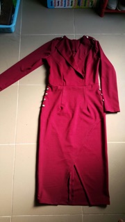 đầm body tay dài