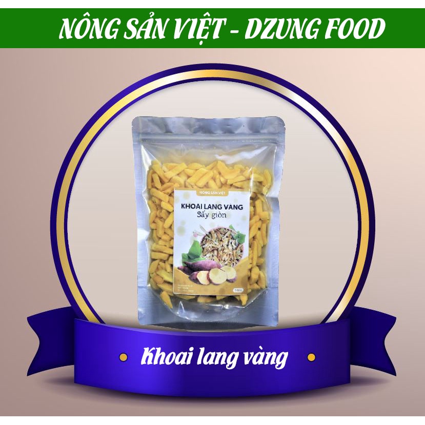 Combo 500g khoai lang vàng + 500g khoai lang tím