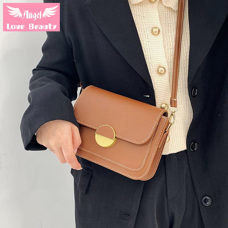 Túi Đeo Vai Hình Vuông Cỡ Nhỏ 2022 Màu Sắc Tương Phản Phong Cách Cổ Điển Thời Trang Cho Nữ