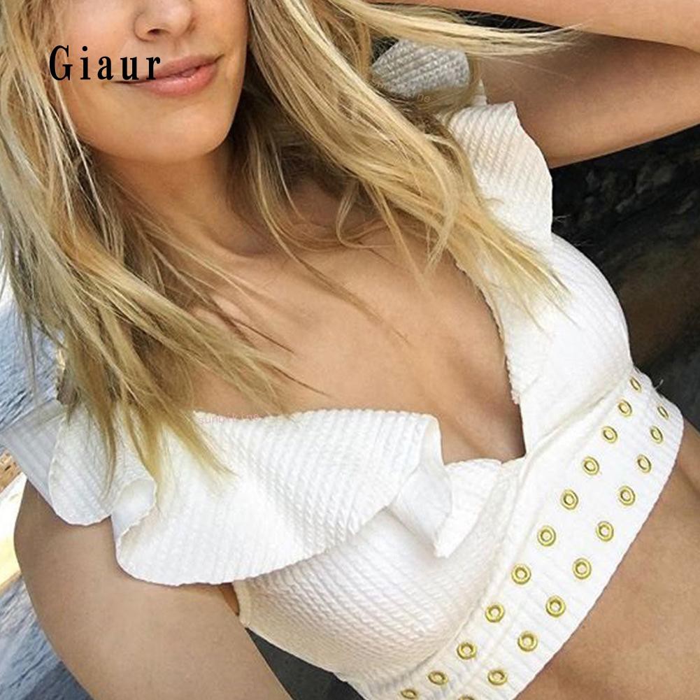 Bộ áo tắm cổ chữ V lưng cao gợi cảm cho nữ | BigBuy360 - bigbuy360.vn