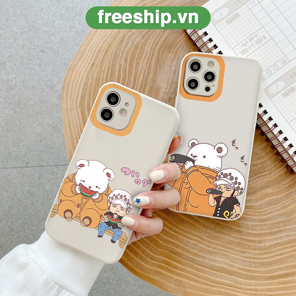Ốp lưng iphone Hình Gấu Và Captain Lo tương thích 6/6plus/6s/6splus/7/7plus/8/8plus/x/xr/xs/11/12/13/pro/max/plus/promax