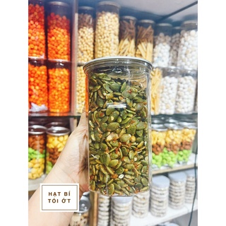 Hạt bí rang tỏi ớt thơm ngon tròn vị làm món nhắm