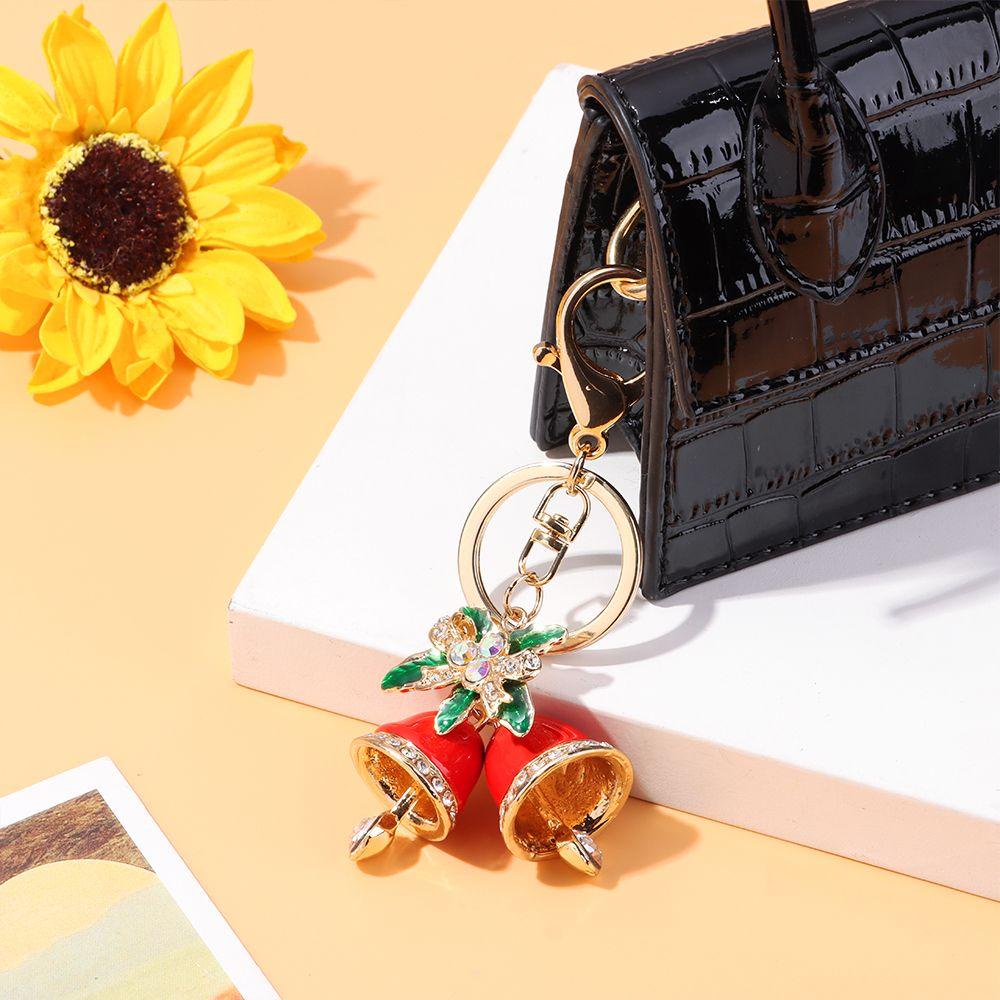 Móc Khóa Kim Loại Hình Ông Già Noel Trang Trí Cây Thông Giáng Sinh