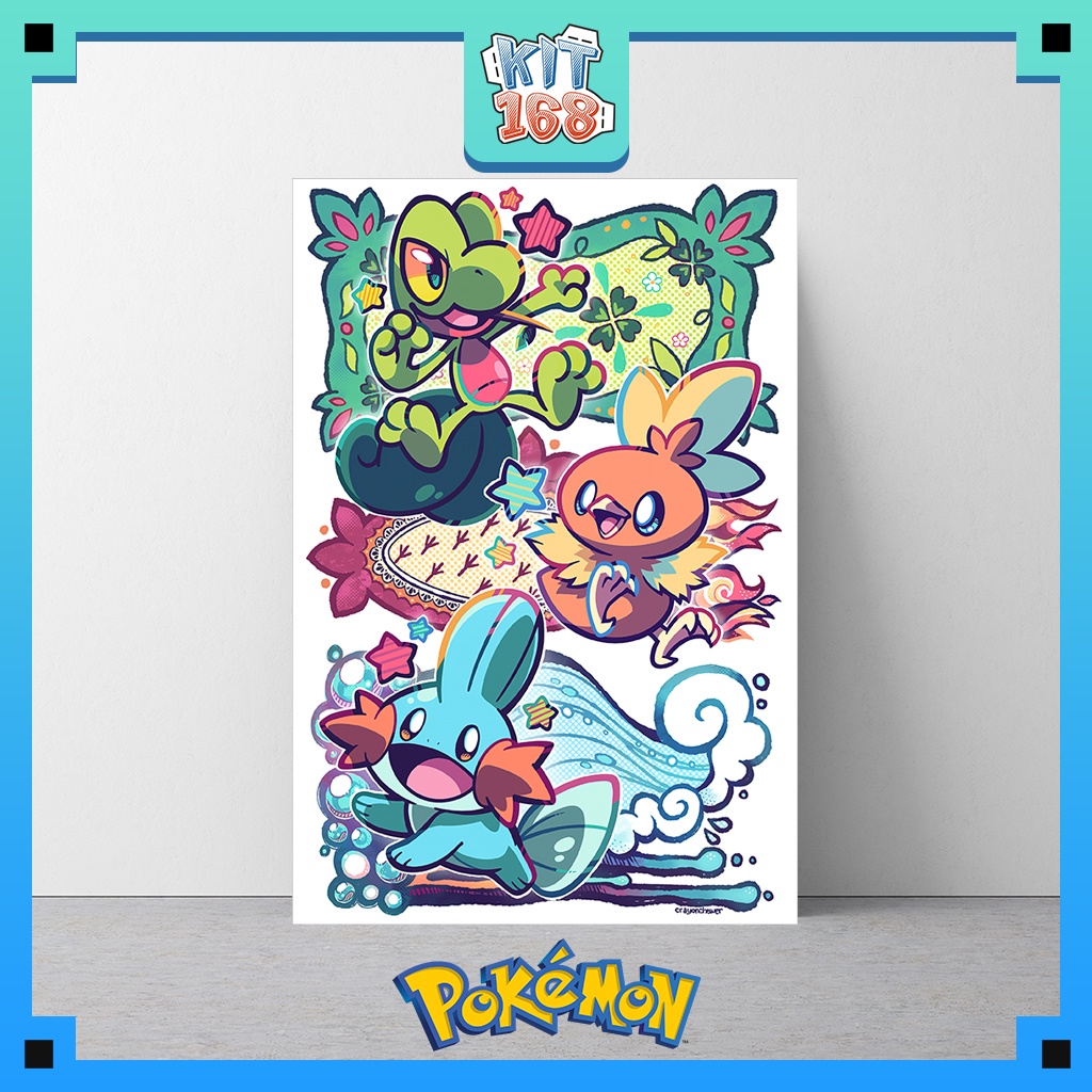 Poster Hình Pokemon dễ thương (POSPIC-0088)