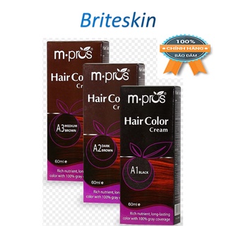 Nhuộm Phủ Bạc 100% Mpros 60ml - A1 (Màu Đen) & A3 (Màu Nâu)