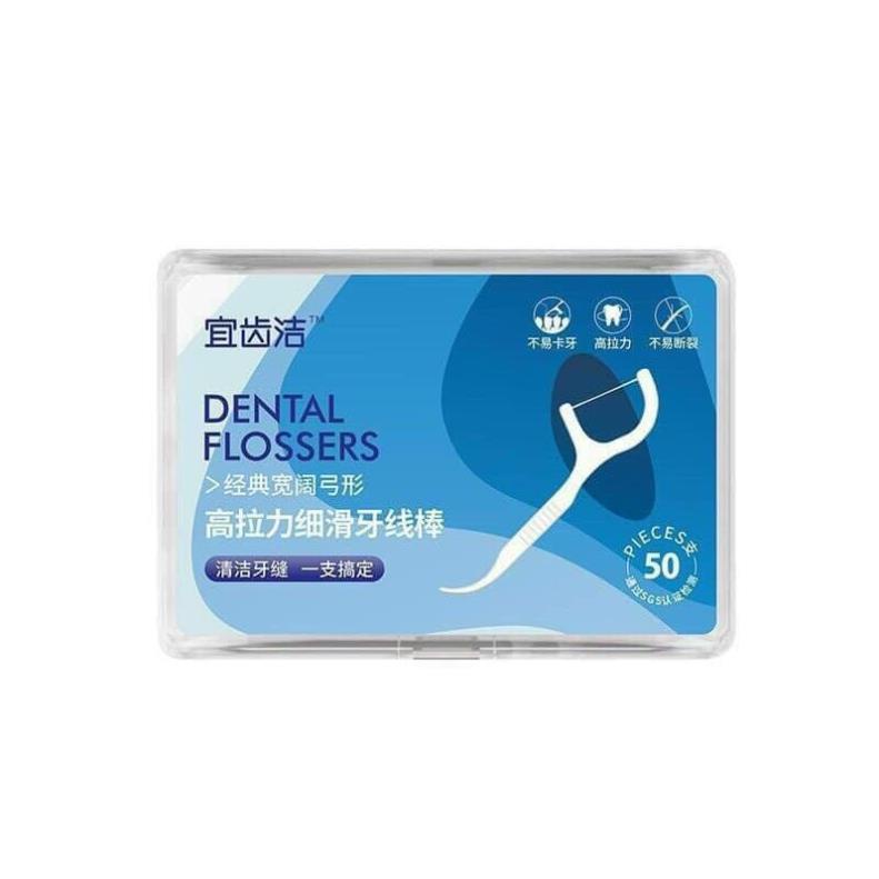 chỉ nha khoa làm sạch răng hộp 50 cái ( tuyển sỉ )