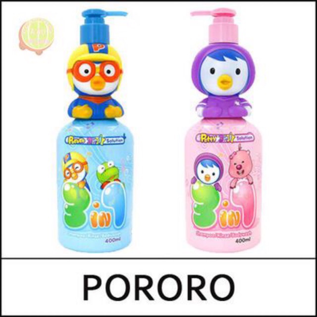 Sữa tắm, gội, xả Pororo trẻ em 3 in 1 400g của Hàn Quốc