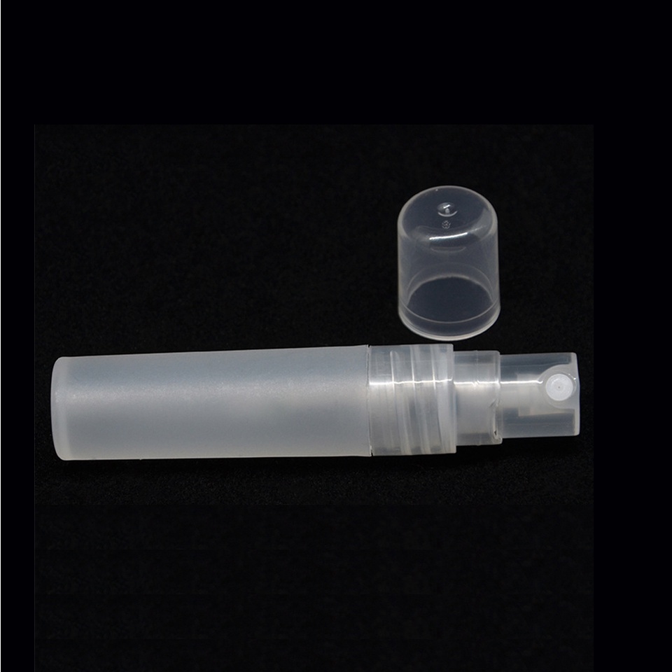 Chai chiết dung dịch nước hoa toner nhựa vial hình vỏ lọ trụ tròn dạng chiếc vòi xịt phun sương 5ml 10ml