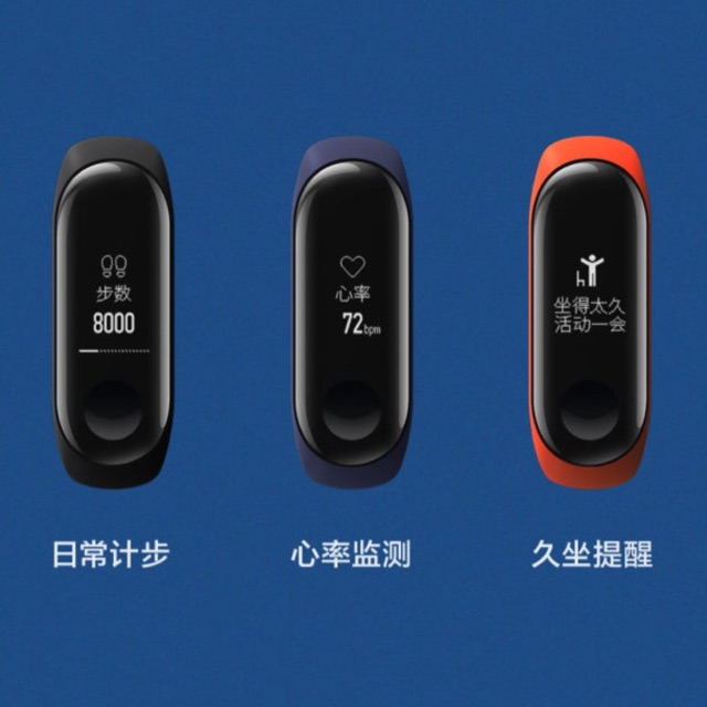 Đồng hồ   Xiaomi Mi Band 3 siêu hót 2018