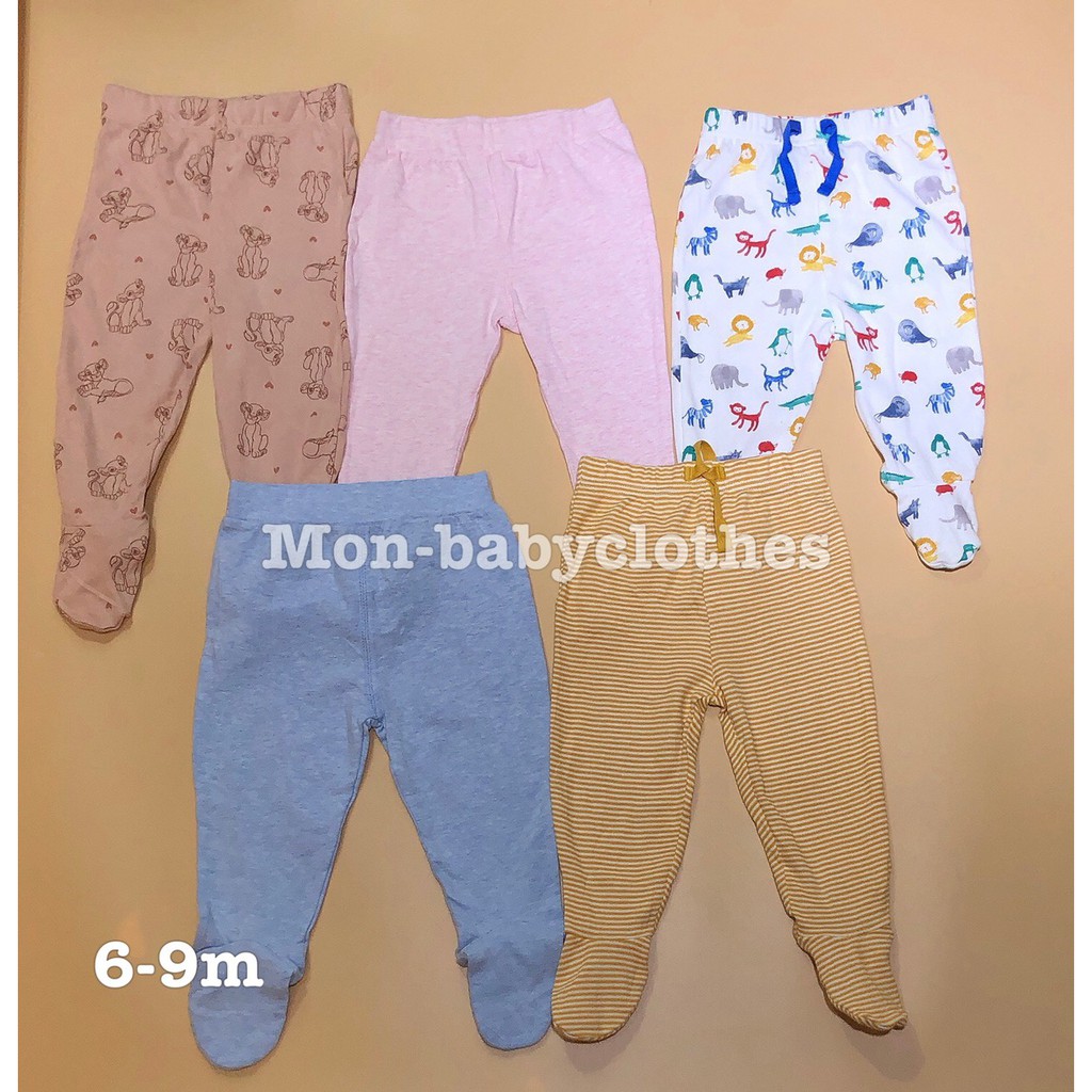 Quần liền tất cotton [3-18m nhiều mẫu]