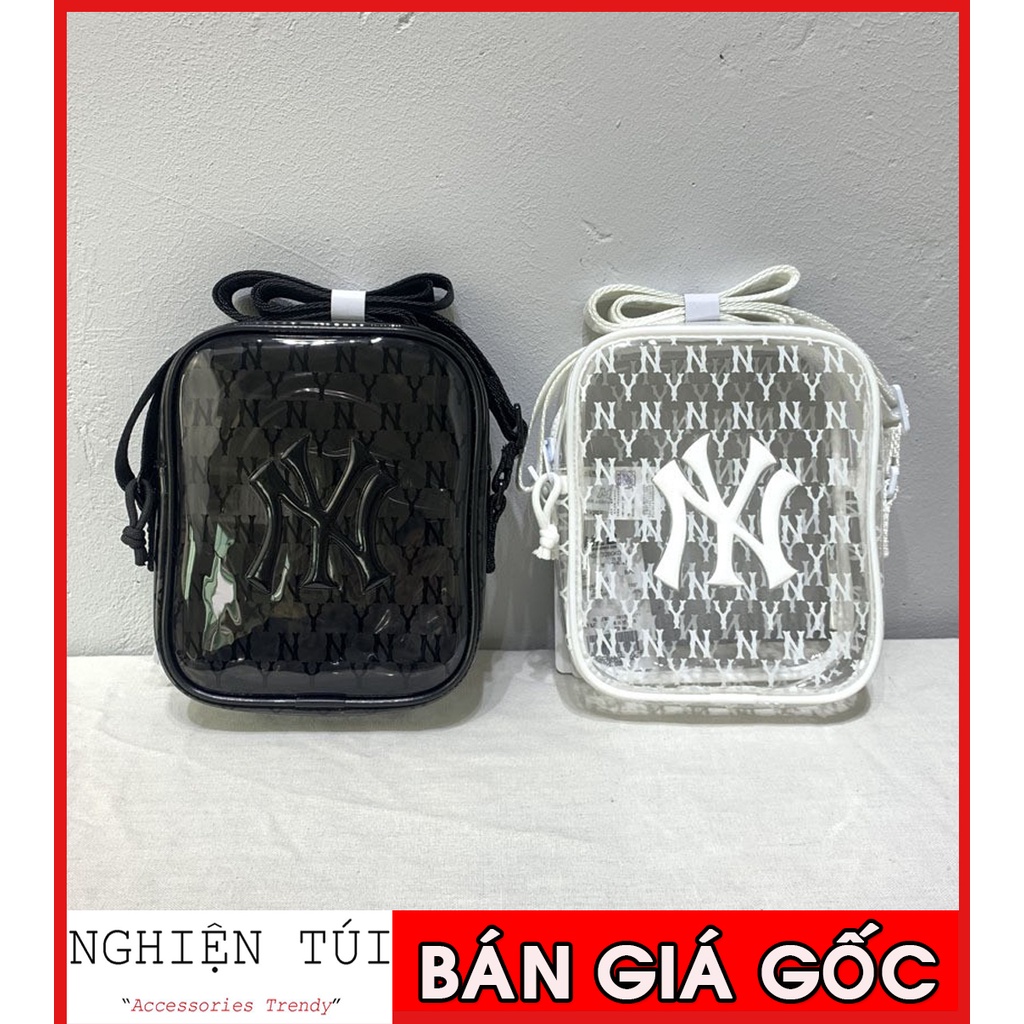 [NGHIỆN TÚI GIÁ GỐC] Túi đeo chéo NY MLB Monogram Trong Suốt Model HOT 2022 - Phong Cách Hàn Quốc | XUẤT DƯ XỊN 100%