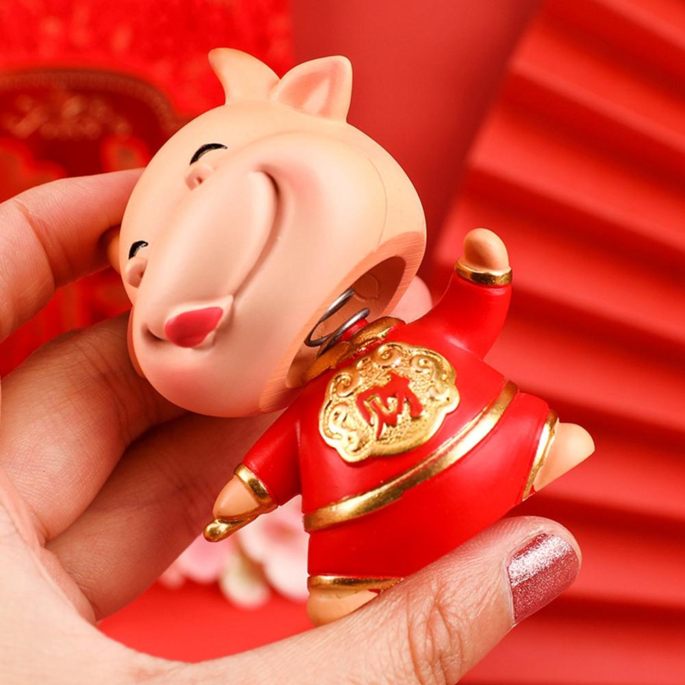 YIYU Mô Hình Bò Sữa Bằng Nhựa Resin Để Bàn Trang Trí Phòng Khách