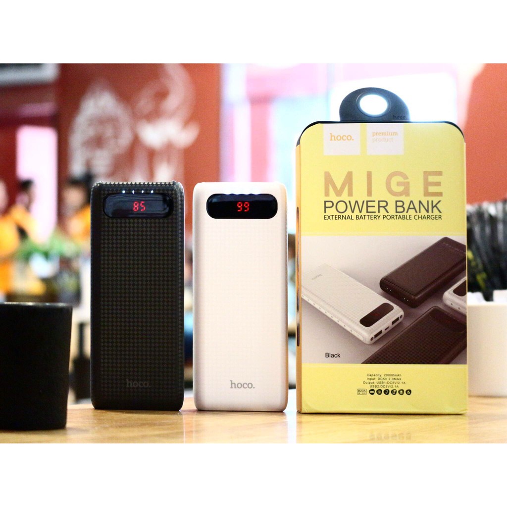 Sạc Dự Phòng HOCO MIGE B20A Dung Lượng 20.000Mah-Hàng Chính Hãng