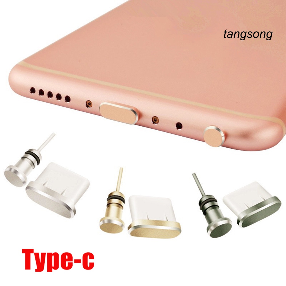 Nút Bịt Cổng Sạc Usb Type C Micro Usb Chống Bụi Cho Điện Thoại Android Iphone