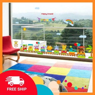 ⚡️𝗙𝗥𝗘𝗘𝗦𝗛𝗜𝗣⚡️ Decal dán tường Đoàn xe vui vẻ 2