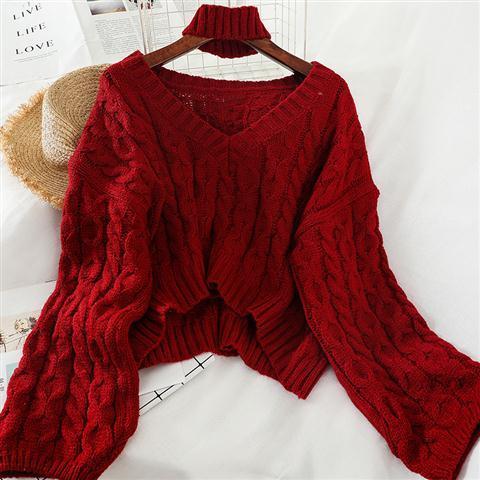 Áo sweater tay dài ấm áp thời trang dễ thương cho nữ