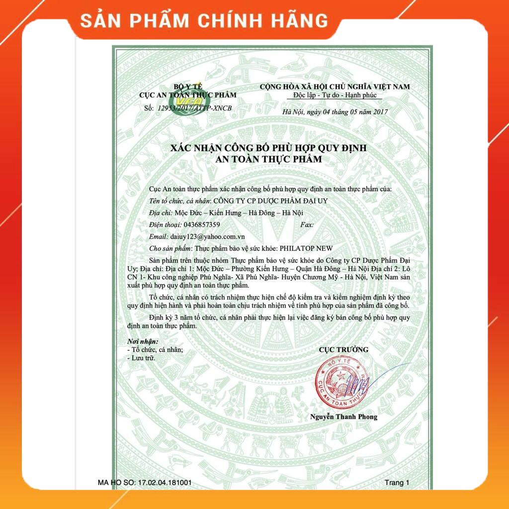 Philatop ống nhựa Đại Uy (hộp 20 ống)