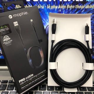 CÁP XẠC MOPHIE PRO LIGHTNING 2M SIÊU BỀN