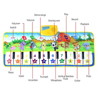 Thảm âm nhạc chơi đàn piano cho bé