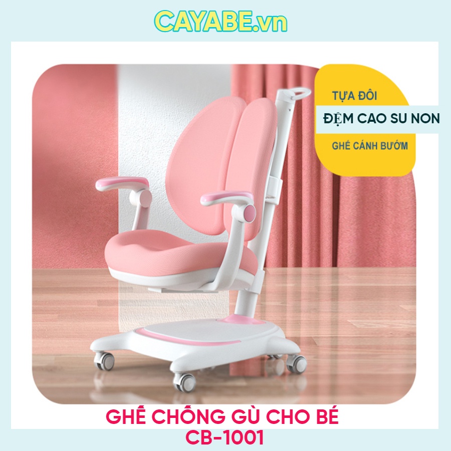 GHẾ HỌC SINH CHỐNG GÙ, CHỐNG CẬN CHO TRẺ EM MÀU XANH CB-808