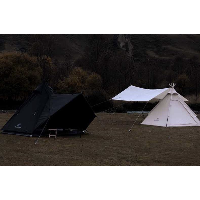 Lều Kim Tự Tháp MoutainHiker, lều dã ngoại, cắm trại 2 lớp có mái hiên cho 4-6 người