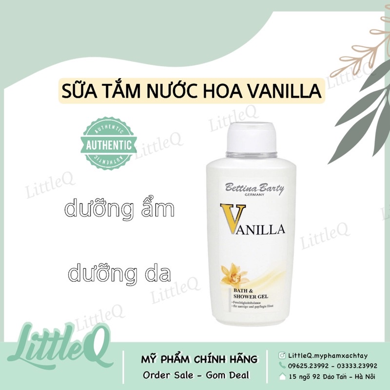 SỮA TẮM NƯỚC HOA VANILLA 500ml - Đức