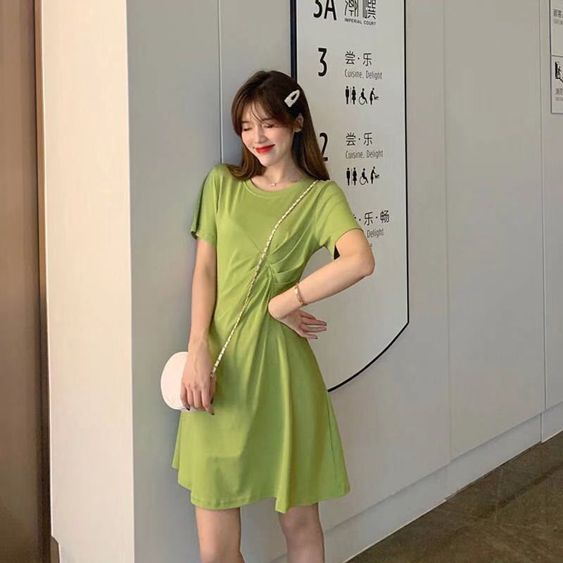 Đầm Nữ Ngắn Tay Dáng Chữ A Xinh Xắn | BigBuy360 - bigbuy360.vn