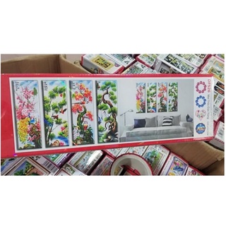 Tranh đính đá tứ quý DF526 (30 x 75 x 4 cm)