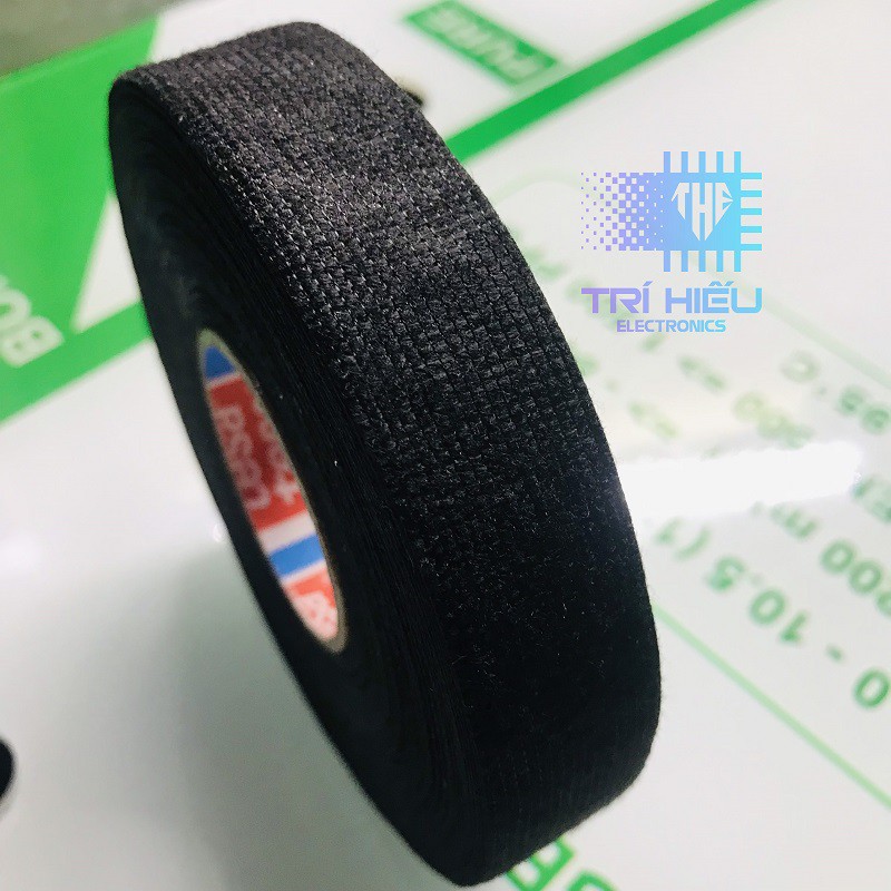 Băng dính vải nỉ TESA Thái Lan chịu nhiệt 19mm x 25m