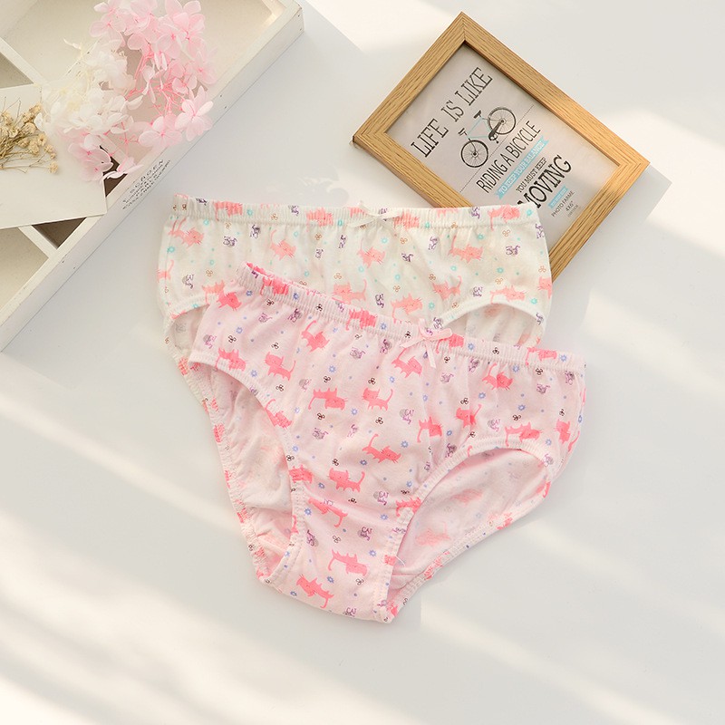 Bộ 5 quần cotton bé gái 2-13 tuổi cotton mềm mại, thoải mái cho bé gái cân nặng 7.5 - 37.5 kg