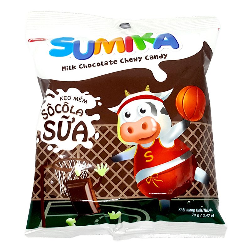 Kẹo Mềm Sữa/ Socola Sumika Bibica Gói 70g