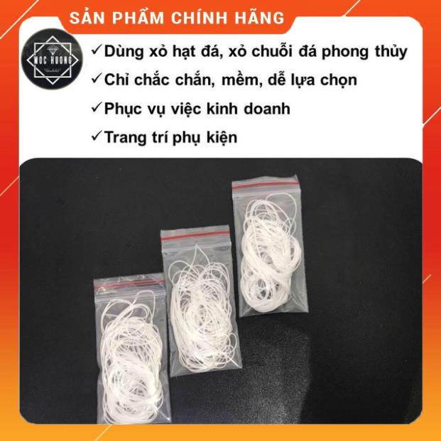 * GIA TOT* Combo siêu rẻ 2-5-10 mét dây tơ chỉ chun xâu hạt đá