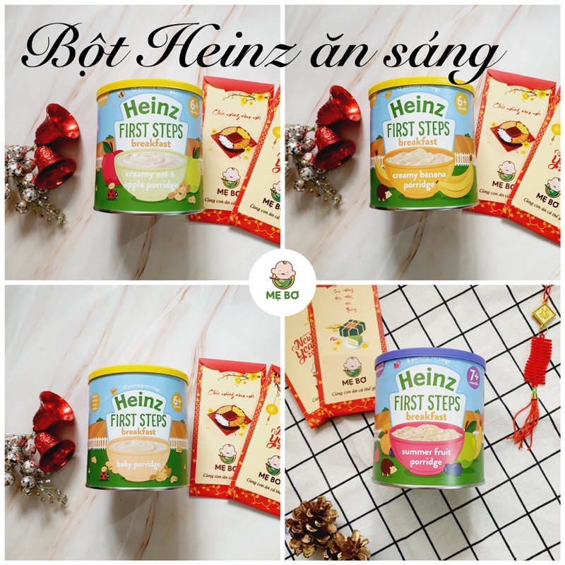 [HEINZ] BỘT ĂN DẶM HEINZ ANH NHIỀU VỊ