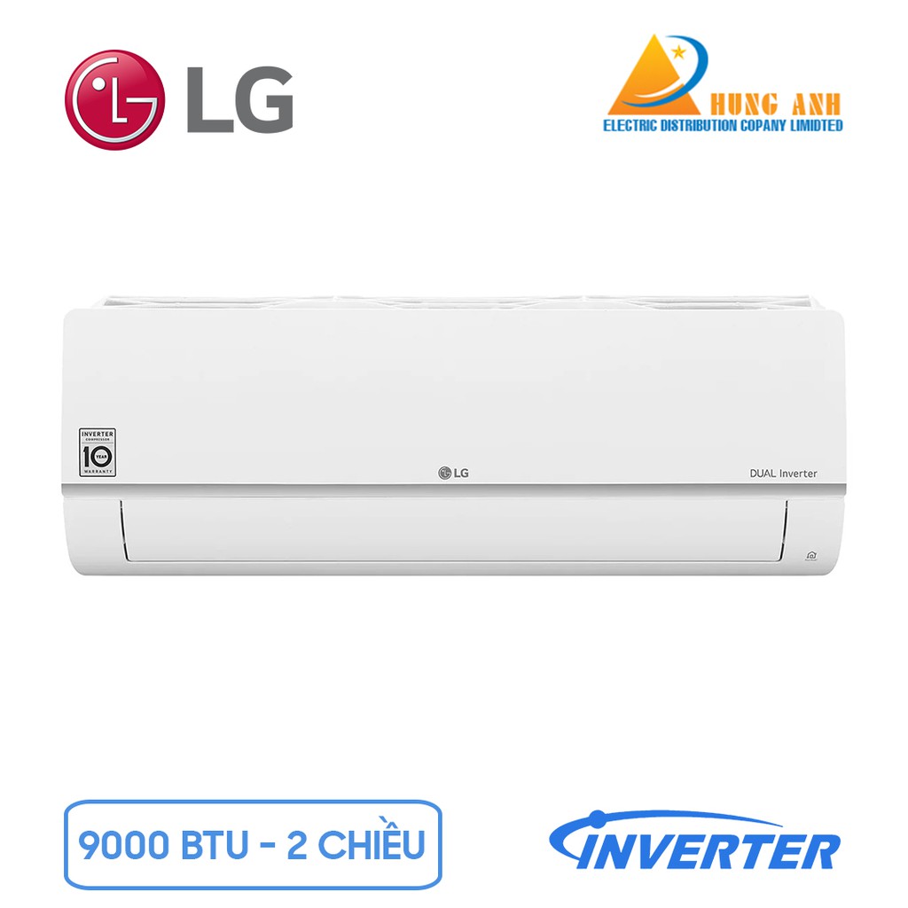 Điều Hoà LG Inverter 2 chiều 9000 BTU B10END