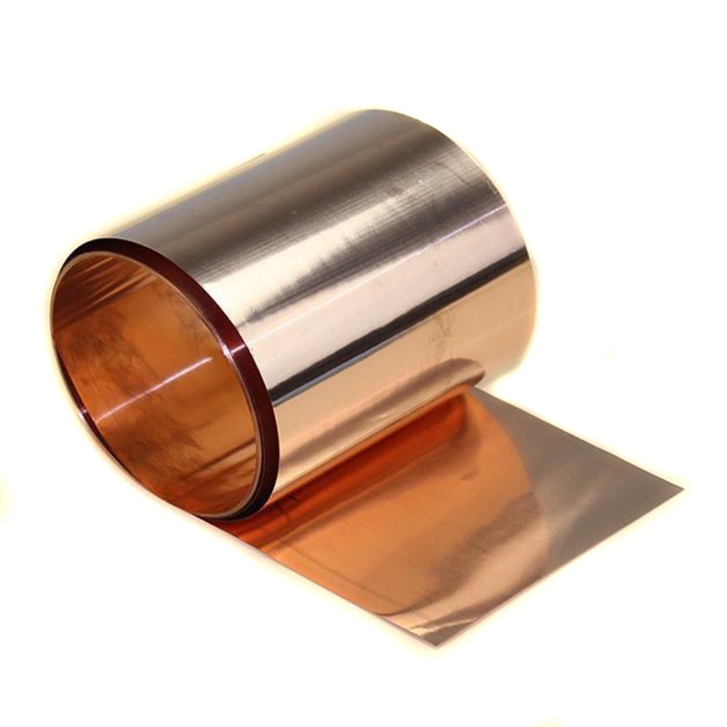 1 Cuộn Băng Keo Lá Đồng Nguyên Chất 99.9% 0.1*100*1000mm 33ft 39" ☆Meetsellmall2021