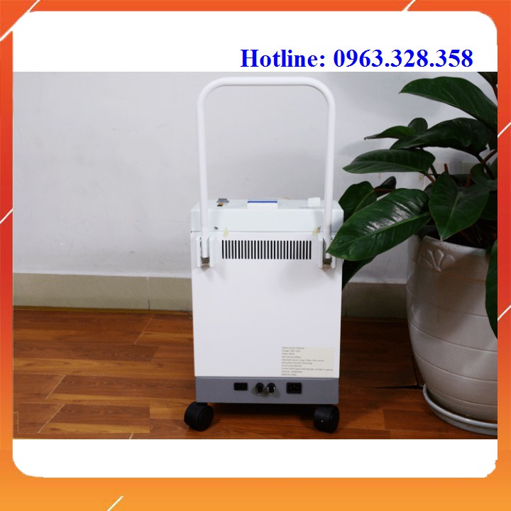 Máy hút dịch, mũi đờm 2 bình Lucass ss-8a cho phòng khám, bệnh viện tặng kèm 2 đầu hút hàng bảo hành chính hãng 12 tháng