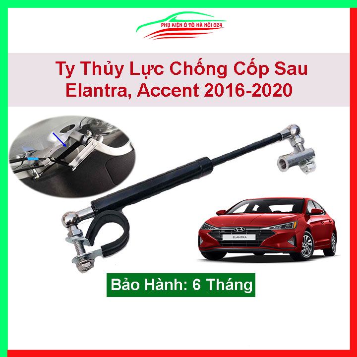 Bộ ty thủy lực ben hơi chống cốp sau Elantra, Accent 2016-2020 kèm phụ kiện lắp