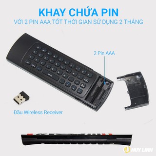 Chuột bay airmoust KM800/KM800V chuyên dụng cho Android TV Box, Smart TV, PC Laptop