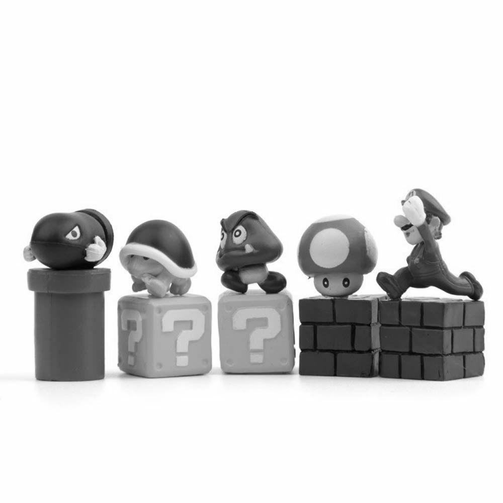 Bộ 10 Mô Hình Nhân Vật Super Mario Bros Dễ Thương
