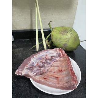 Thịt heo nóng (lò mổ mỗi ngày) (500gr mỗi loại)