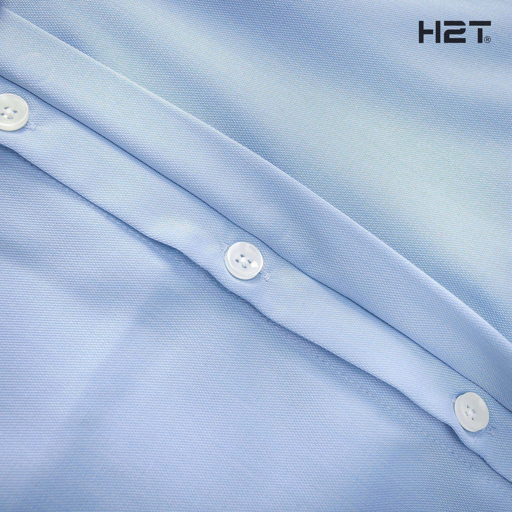 Áo Sơ Mi Nam Dài Tay H2T Kiểu Dáng Slim Fit, Chất Liệu Cao Cấp MUSLAND Vải Bamboo, Phần Nẹp Áo Che Cúc Ấn 1415 | BigBuy360 - bigbuy360.vn