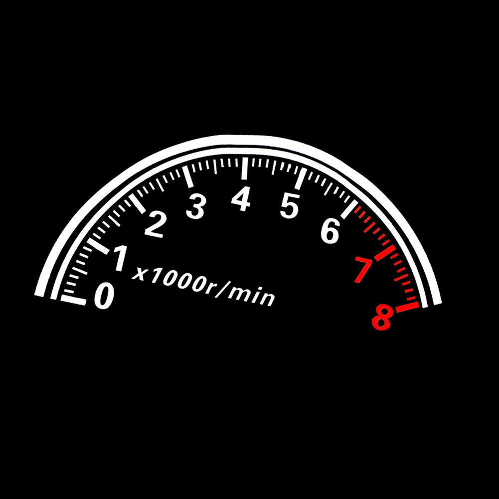 Decal chữ &quot; dometer . &quot; phản quang dán kính chắn gió xe hơi