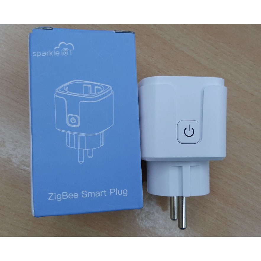 Ổ cắm zigbee công suất 15A - EU. Tặng kèm phích cắm