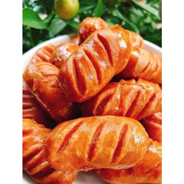 Xúc xích túi 500gram,gồm 10 cây, giao hoả tốc HCM 1 giờ.