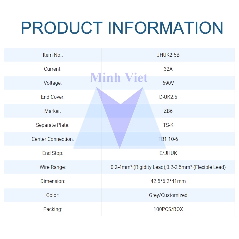 Cầu đấu dây UK2.5B/ UK3N/ UK5N/ UK6N/ UK10N